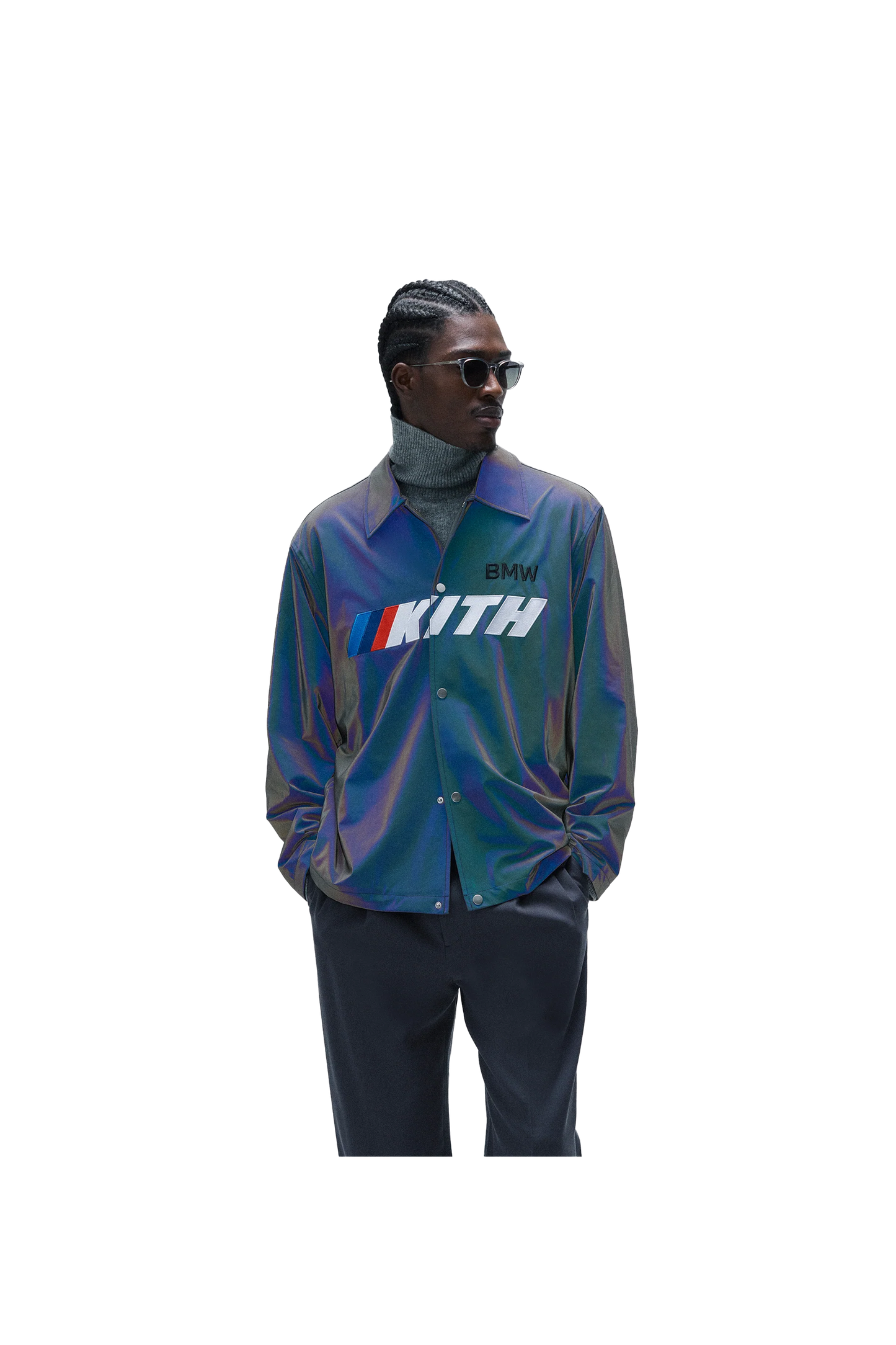 KITH x BMW - Kieran Techno Violet - Coaches Jacket