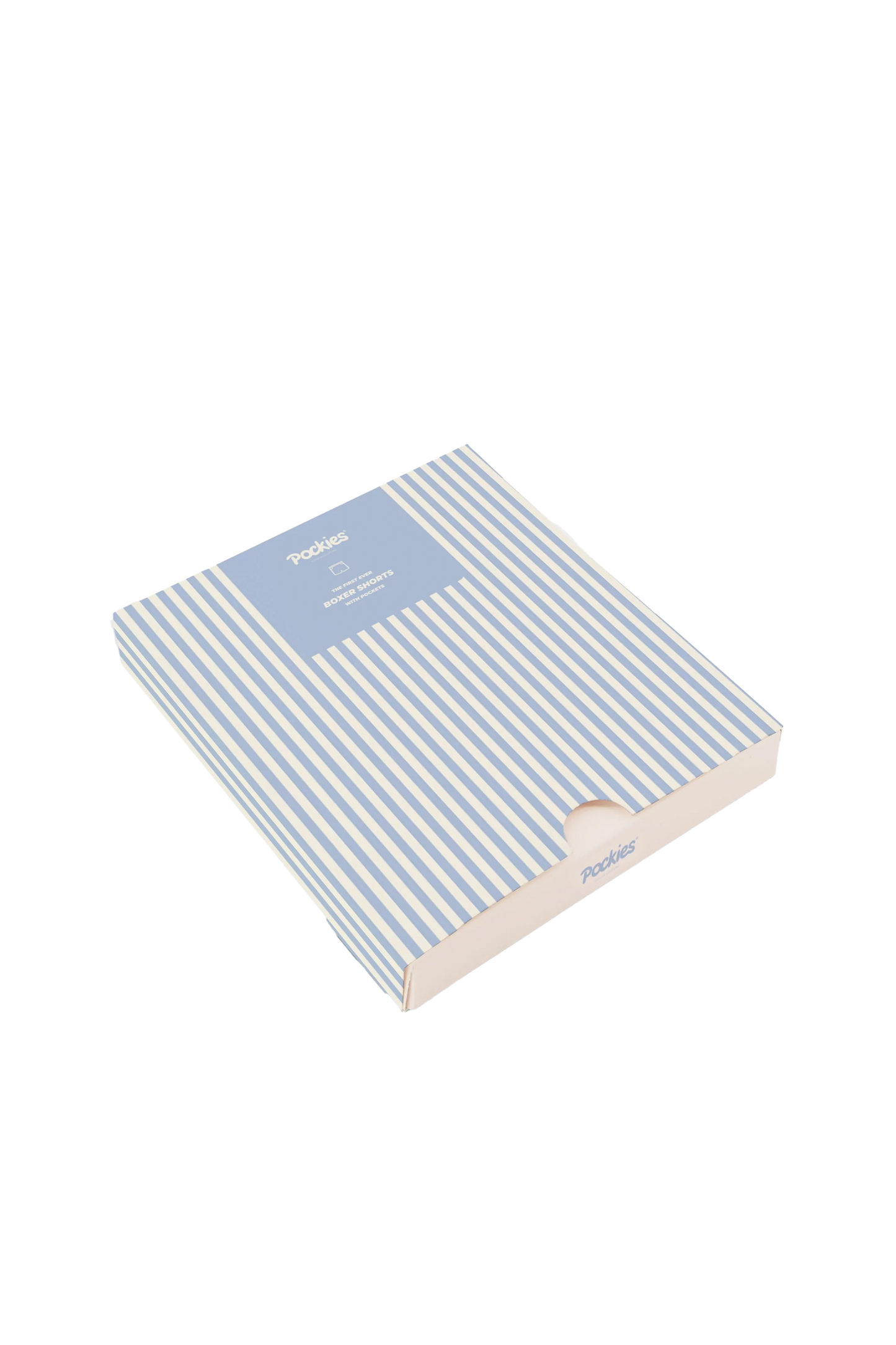Pockies - Ice Blue Striped - Boxer Shorts