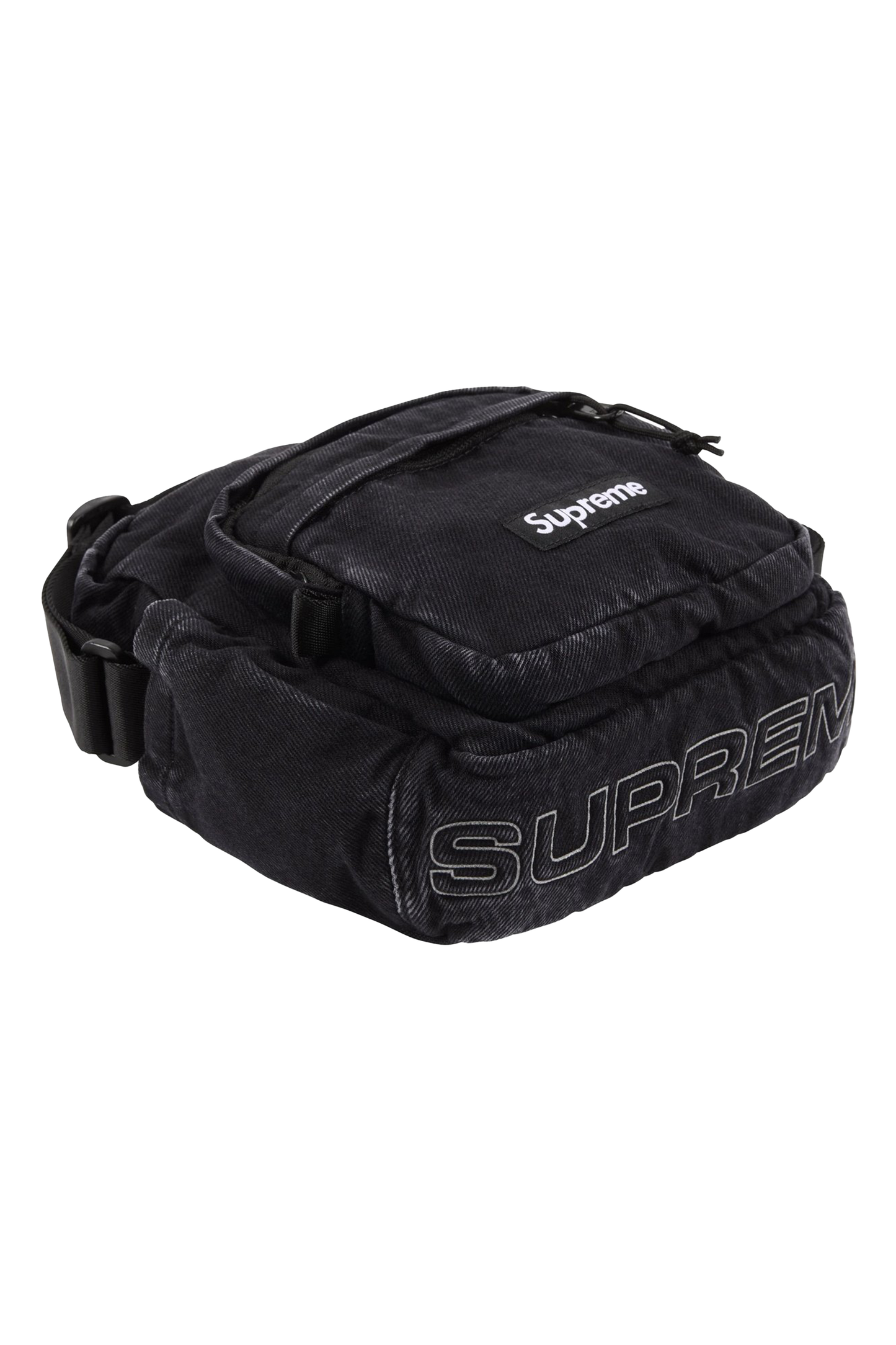 Supreme - Denim Shoulder Bag - Black