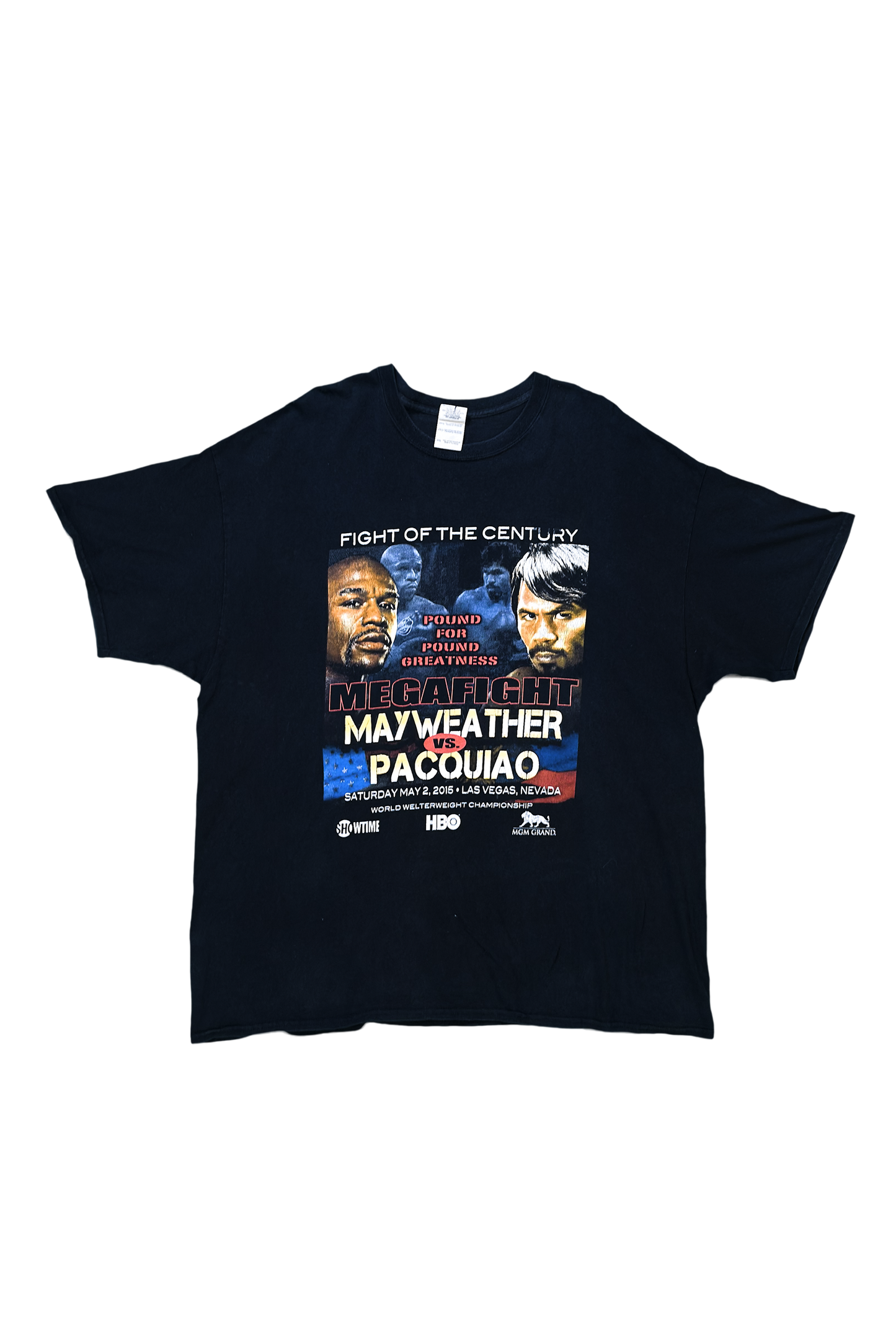 Vintage - Mayweather vs Pacquiao - T-shirt - 2000s