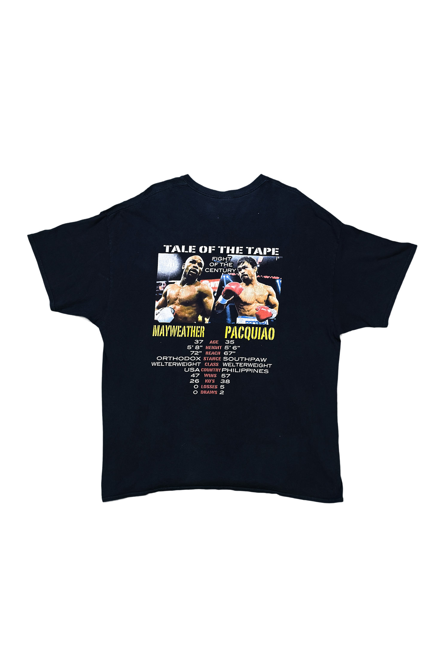 Vintage - Mayweather vs Pacquiao - T-shirt - 2000s