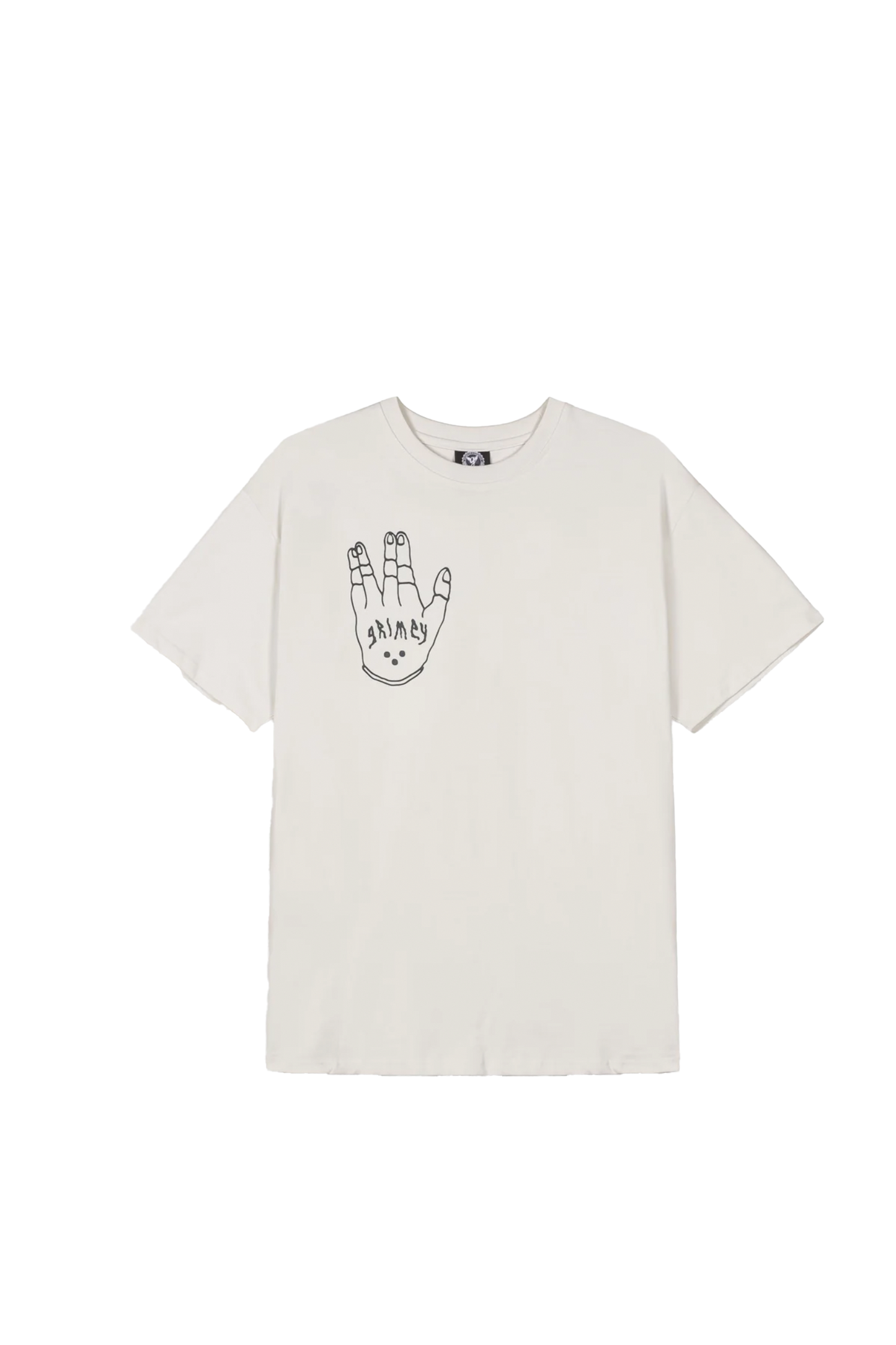 Grimey - Peace Within The Glitzy Grillz - T-Shirt - Off White