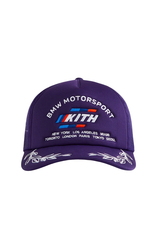 KITH x BMW - M Nolan - Trucker Cap - Techno Violet