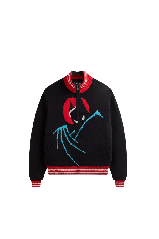 KITH x Batman - Quater Zip Sweater
