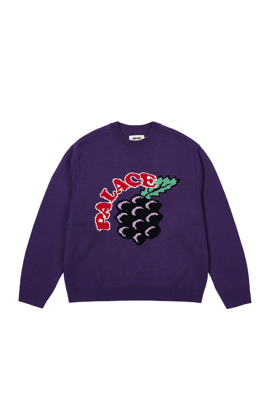 Palace - Knit Grape Sweater - Purple