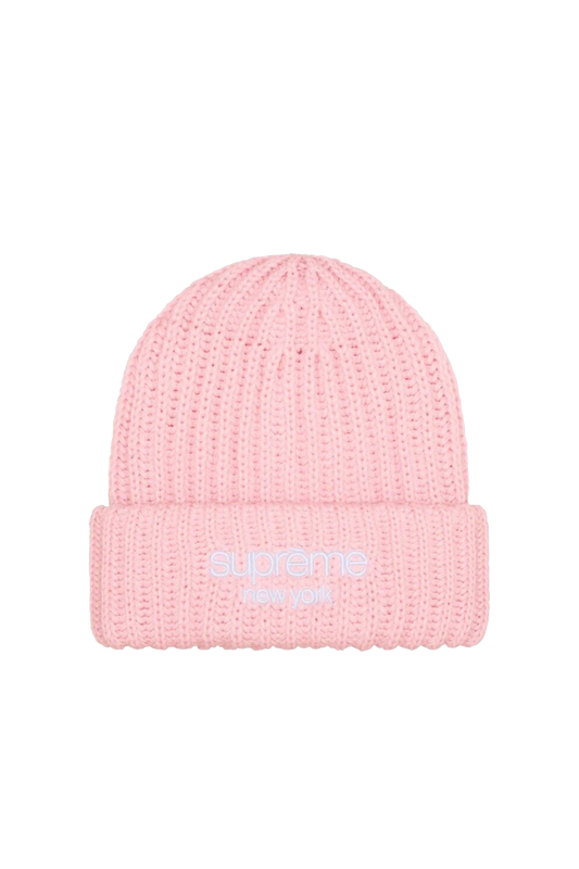 Supreme - Classic Logo Beanie - Pink