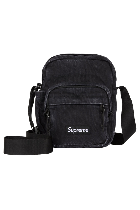 Supreme - Denim Shoulder Bag - Black