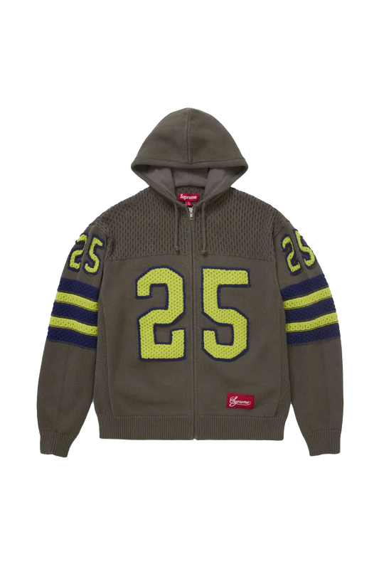 Supreme - Sport Zip Up Hooded Sweater - Charcoal