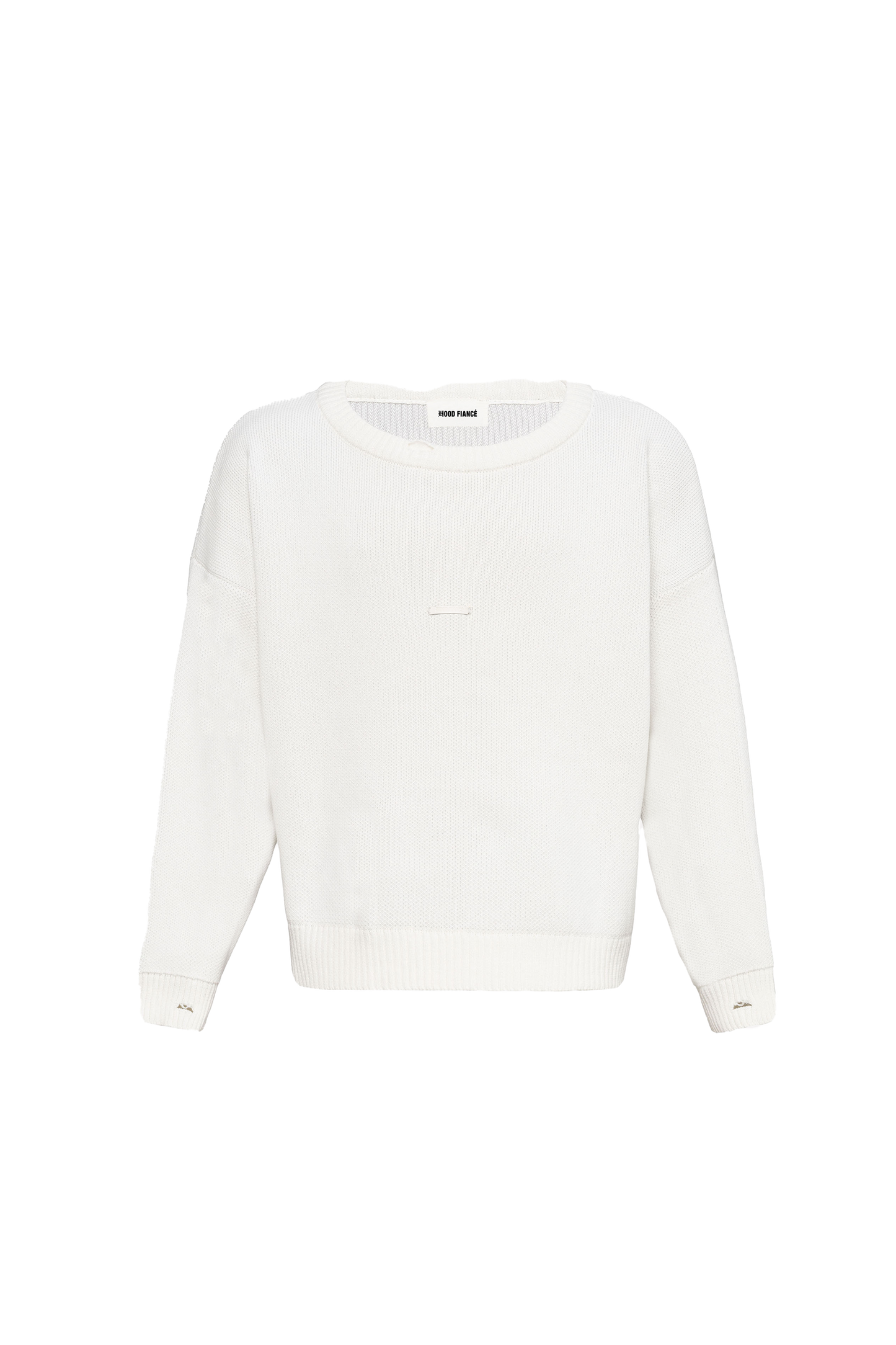 Hood Fiance - SYSTEM BOXY HEAVY KNIT SWEATER COCONUT MILK