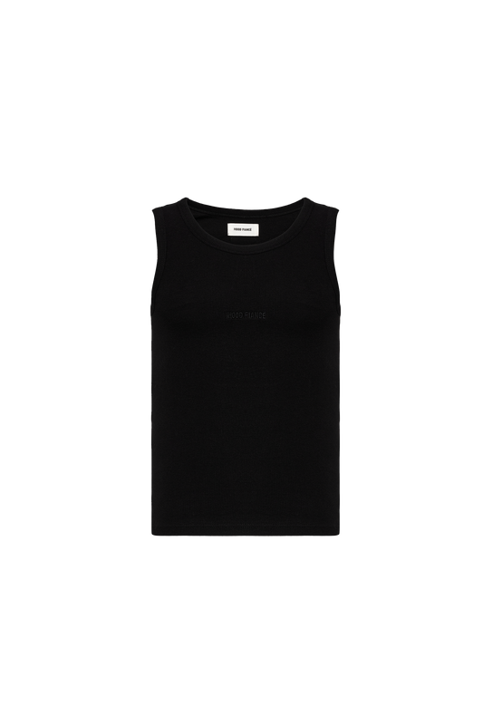 Hood Fiance - OG TANK TOP DEEP BLACK
