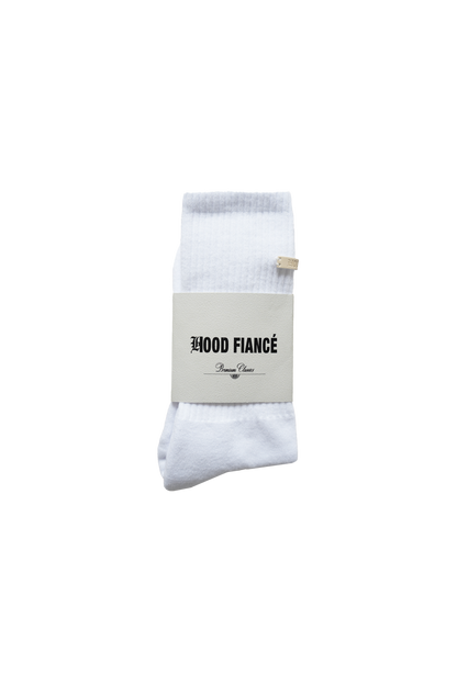 Hood Fiance - CLASSIC SOCKS WHITE