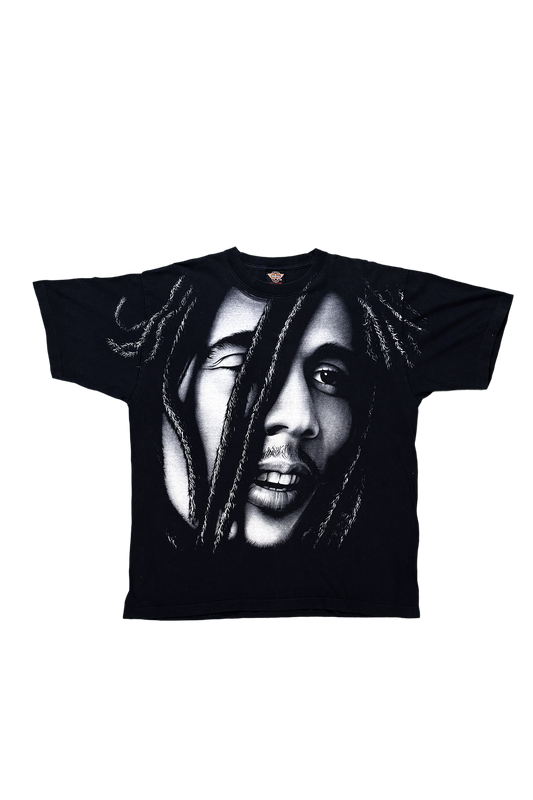 Vintage - Bob Marley Face - T-Shirt - 90s