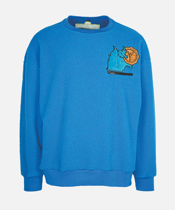 Carlo Colucci x Sesamstrasse - Fleece Sweater - Krümelmonster